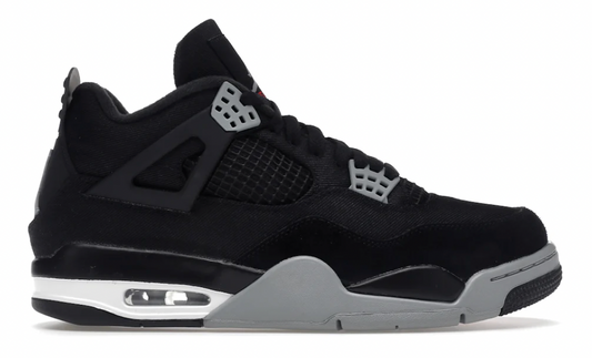 Jordan 4 Black Canvas